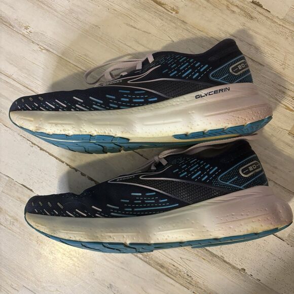 Brooks Glycerin 20 Women's Size 9 Road Running Shoes Blue Gym Sneaker Trainer - Picture 5 of 13